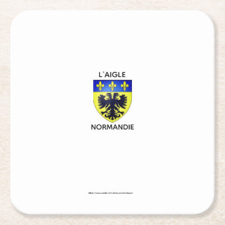 Carré Dessous de verre - Blason de L'Aigle Normandie