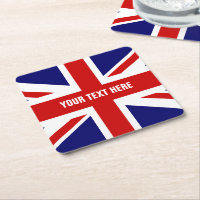 Dessous de verre britanniques de boissons de