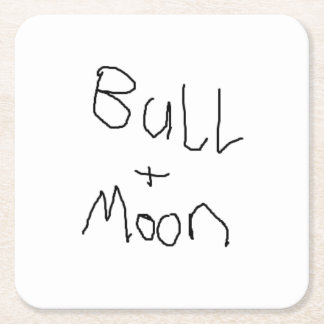 Carré Dessous de verre Bull Moon "Red Days"