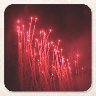 Carré Dessous de verre de boisson Fireworks