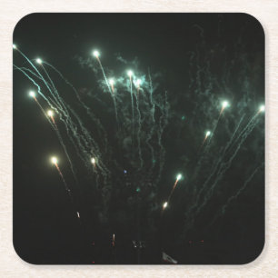 Carré Dessous de verre de boisson Fireworks