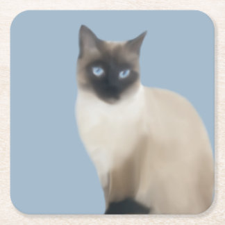 Carré Dessous de verre de chats de Siamese