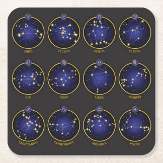 Carré Dessous de verre de constellation