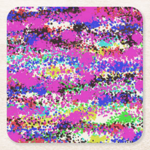Carré Dessous de verre de fête par Artsy Ware de JP