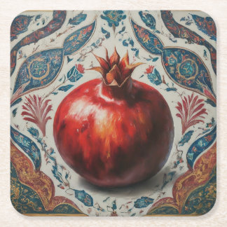 Carré Dessous de verre de la grenade Yalda