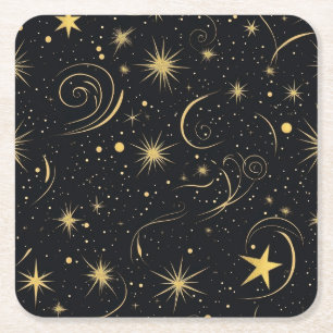Carré Dessous de verre de nuit céleste