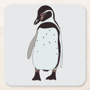 Carré Dessous de verre de pingouin