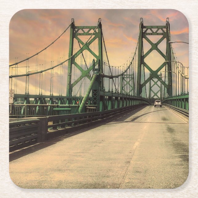 Carré Dessous de verre de ponts (Devant)