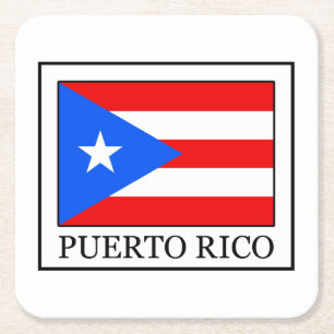 Carré Dessous de verre de Porto Rico
