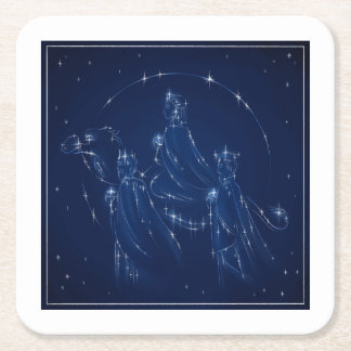 Carré Dessous de verre de Trois Rois - Papier