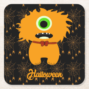Carré Dessous de verre d'Halloween pour enfants