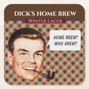 Carré Dessous de verre Dick's Home Brew Matching