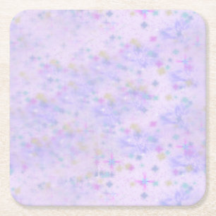 Carré Dessous de verre en papier étincelant
