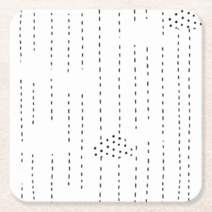 Carré Dessous de verre en papier solide, Onyx