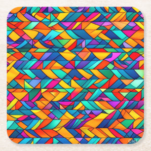 Carré Dessous de verre funky