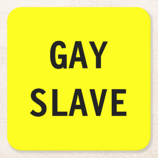 Carré Dessous de verre gay esclave