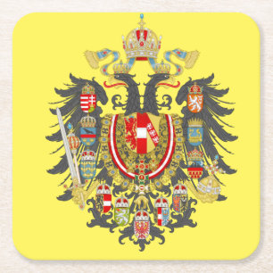 Carré Dessous de verre Habsburg Coat d'armoiries