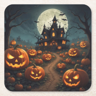 Carré dessous de verre halloween