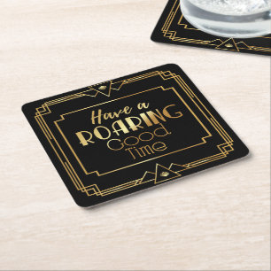 Carré Dessous de verre inspirés Art Déco Gatsby pour Mar