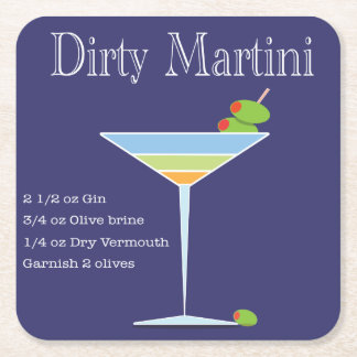 Carré Dessous de verre Martini