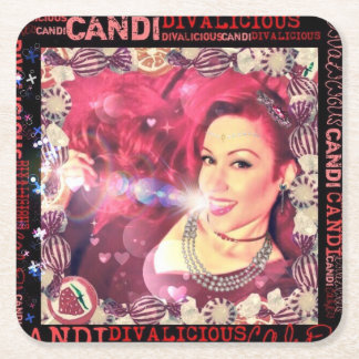 Carré Dessous de verre officiels de Divalicious Candi