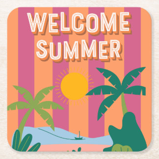 Carré Dessous de verre papier