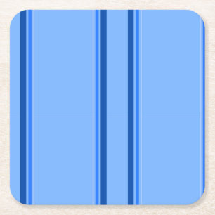 Carré Dessous de verre papier bleu
