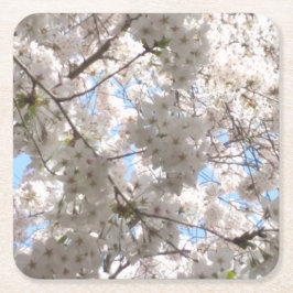 Carré Dessous de verre papier Cherry Blossom