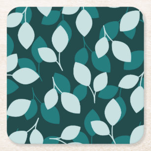 Carré Dessous de verre papier imprimé feuille