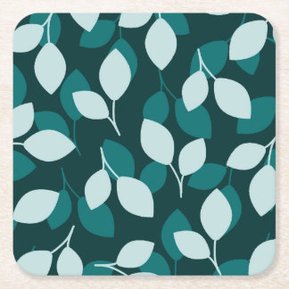 Carré Dessous de verre papier imprimé feuille