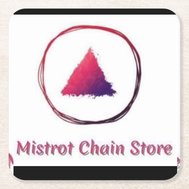 Carré Dessous de verre papier Mistrot Chain Store (Devant)