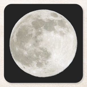 Carré Dessous de verre Pleine lune