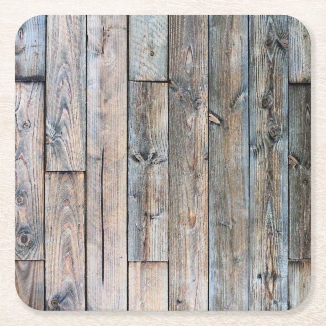 Carré Dessous de verre rustiques de Barnwood (Devant)