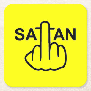 Carré Dessous de verre Satan Flip