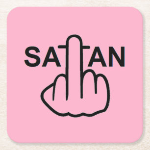 Carré Dessous de verre Satan Flip