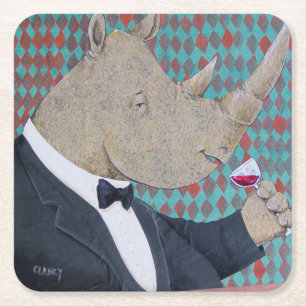 Carré Dessous de verre vinicole
