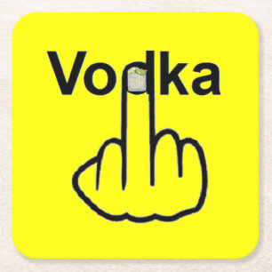Carré Dessous de verre Vodka Flip