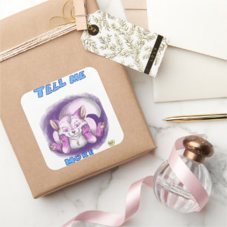 Carré Dites-moi plus Sticker