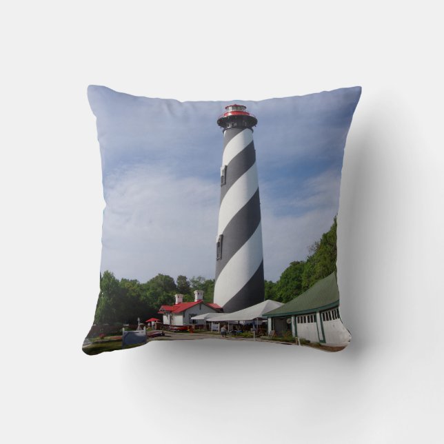 Carré du phare St Augustine coussin (Verso)