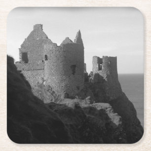 Carré Dunluce Castle Dessous de verre d'Irlande du Nord