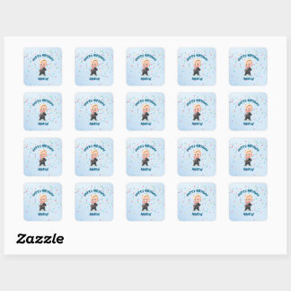 Carré Editable Boss Baby Sticker