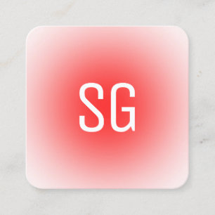 Carré Emplacement souple - Initiales - Carte de visite C