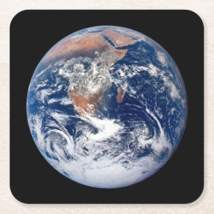 Carré Ensemble de dessous de verre Belle Planète Terre
