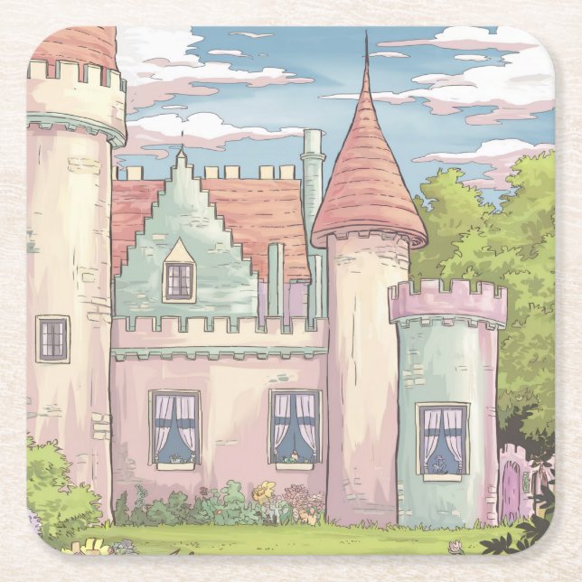 Carré Ensemble de Dessous de verre de Castle Comic (Devant)