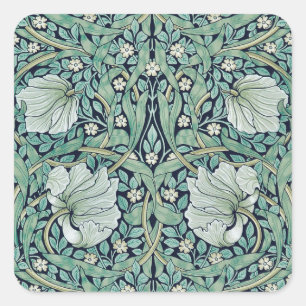 CARRÉ ENVELOPE SEAL STICKER : WILLIAM MORRIS : PIMPERNEL