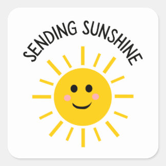 Carré Envoi d'un sticker Sunshine