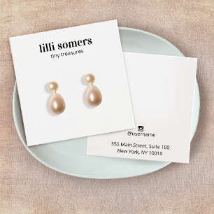 Carré Étui Élevant Bijoux Plain Display Card