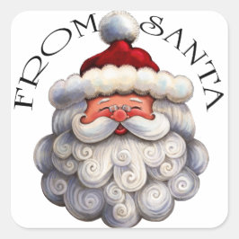 Carré Exclusivement De Père Noël Sticker
