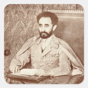 Carré Haile Selassie - Jah Rastafari - Reggae Sticker