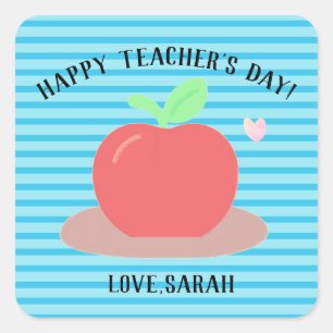 Carré Happy Teacher's Appreciation Day Sticker